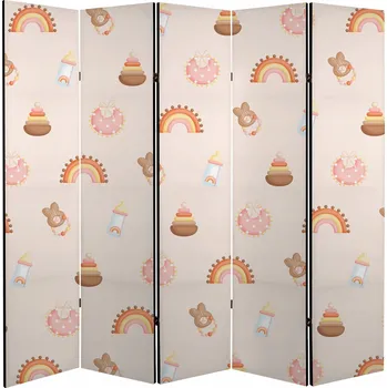 Paraván Paraván závěs kadeřnický salon pokojová stěna 225 x 172 cm barva