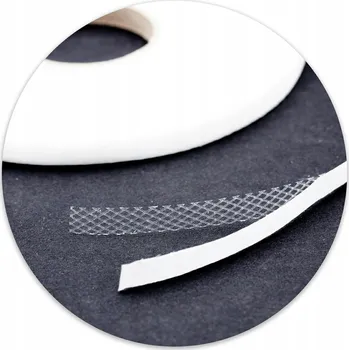 Lepicí páska Termo páska pro zažehlování na látky, průhledná, 10 mm / 100 m