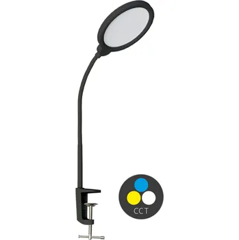 Lampička Ecolite LED stmívatelná stolní lampa 10W 500lm CCT černá LU13A-CR
