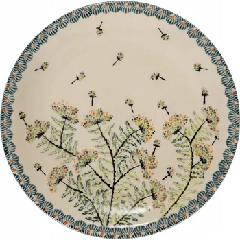 Talíř Talíř DANDELION mělký jídelní 24 cm Bolesławiec