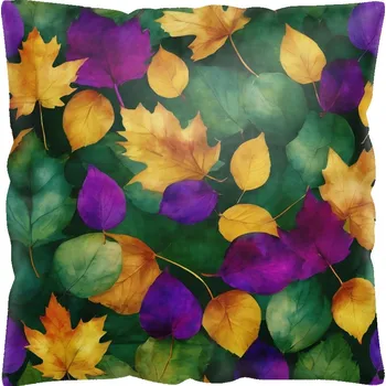 Polštář DEKORAČNÍ POVLEČENÍ NA POLŠTÁŘ 40x40 ANTYALERGICKÉ PODZIMNÍ BARVY