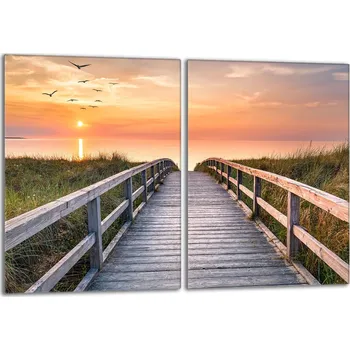 Kuchyňské prkénko Krájecí deska TMK ArtDeko sklo 2 ks