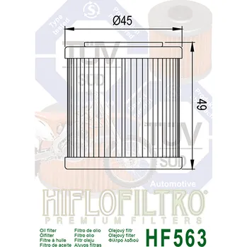 Olejový filtr Olejový filtr Hiflo HF563 na motorku APRILIA SXV 550 rok 06-13