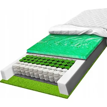 Matrace Matrace s taštičkovými pružinami MATERACE Z GÓR 160 x 200 x 21 cm H3 , H4