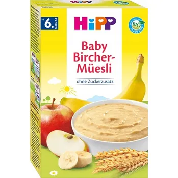 Dětská výživa HiPP BIO Celozrnné Ovocné Müsli Jablko Banán