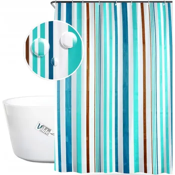 Prostěradlo Vinylová sprchová Závěs Vilde 180 x 180 cm