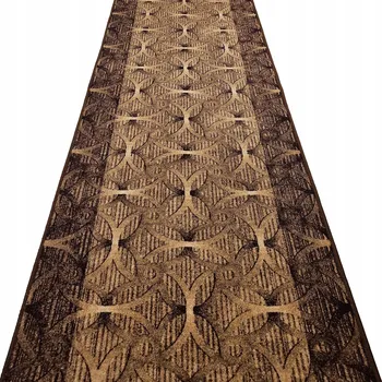 Koberec Běhoun koberec do předsíně CORTONA 17 hnědý, šířka 80 cm