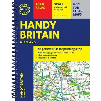 Cizojazyčná kniha Philip's Handy Atlas Britain - Philip's Maps