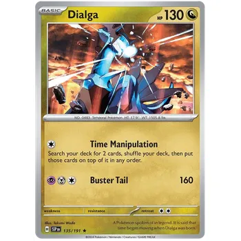Sběratelská karetní hra Pokémon TCG Dialga 135/191 - Holo
