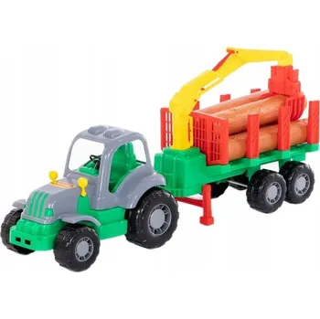 autíčko Traktor s přívěsem Polesie Silák 45041 59x27x17 cm