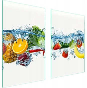 Kuchyňské prkénko Krájecí deska TMK ArtDeko sklo 2 ks