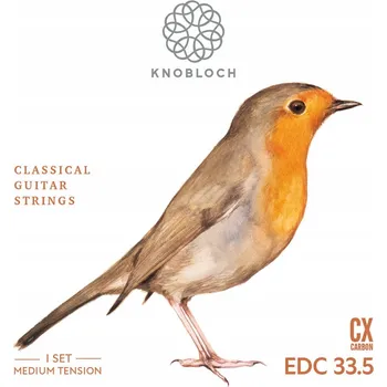 Příslušenství pro strunný nástroj Knobloch Strings ERITHACUS CX Carbon EDC33.5 - Struny pro klasickou kytaru
