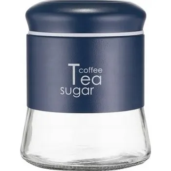 Dóza na potraviny SKLENĚNÁ NÁDOBA 0,75 GRENO KÁVA ČAJ CUKR
