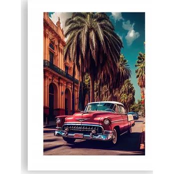 Obraz Obraz plakát do obýváku ložnice 30x40 retro foto plakáty na zeď bez rámu