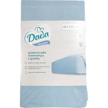 Prostěradlo Bavlna kojenecké Prostěradlo Dada 60x120x15