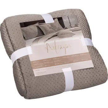 Prostěradlo Přehoz Spod Igły i Nitki polyester 65 cm x 170 cm šedý