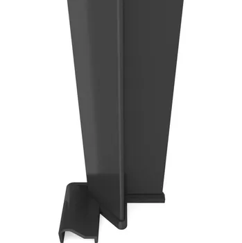 DEANTE - Kerria plus černá - Profil pro zapuštěné dveře /instalace mezi stěny/, systém Kerria Plus KTS_N00X