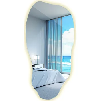 Zrcadlo Podsvícené LED Zrcadlo do Koupelny Osvětlení pro Make-up Hollywood 50x100