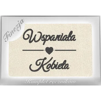 OSUŠKA bavlněná S VÝŠIVKOU KE DZIEŃ KOBIET JAKO DÁREK