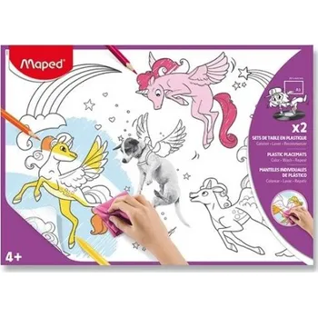 prostírání Plastové prostírání k vymalování MAPED - A3 - mix motivů - 0144/9831218