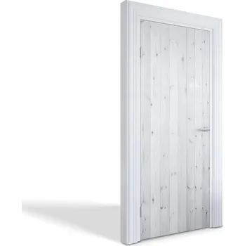 Fototapeta Samolepka samolepící dekorace na dveře a nábytek Bělené desky 85 x 205 cm