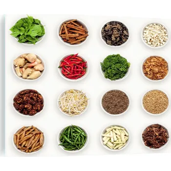 Varná deska Tvrzené sklo na indukční desku – motiv koření, bílé do kuchyně