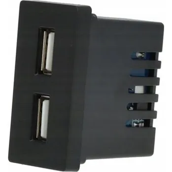 Elektrická zásuvka USB zásuvka do zdi DC Smart Home černá