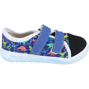 Dívčí tenisky Jonap barefoot plátěnky Airy T-rex 28