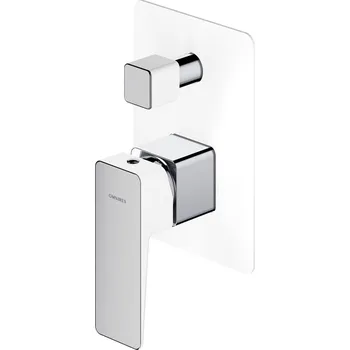 Vodovodní baterie OMNIRES - PARMA sprchová baterie podomítková chrom / bílá /CRB/ PM7435CRB