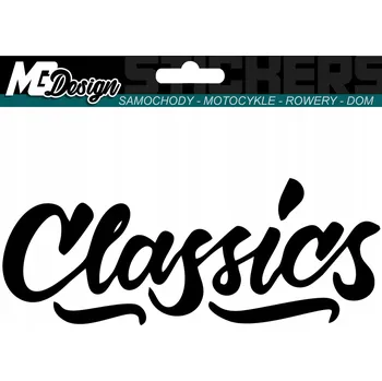 Samolepicí dekorace na vozidlo SAMOLEPKA na auto NÁLEPKA CLASSICS 6x15 cm