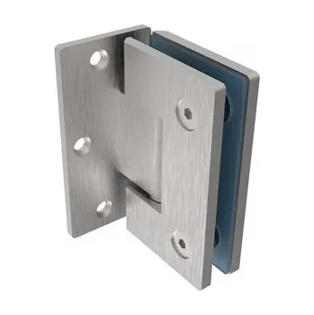 Nábytkové kování Závěs na sklo RAPDACH nerezová ocel AISI 304 broušený, pro sklo 6-10 mm