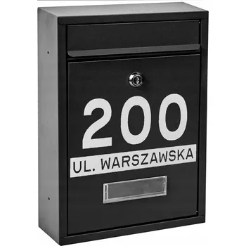 Poštovní schránka Poštovní schránka euroschránka, vhoz M-TEC černá