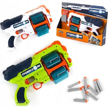 Pistole 38 Cm na šipky, dva otočné revolverové zásobníky