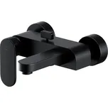 CERSANIT - Nástěnná vanová baterie CREA, páková, černá S951-307