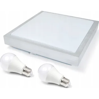 SuperLED čtvercová Stropní Svítidlo 30 x 8,5 cm šedá