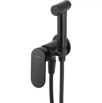 DEANTE - Alpinia černá - Bidetová baterie podomítková s bidetovou ruční sprchou BGA_N34M