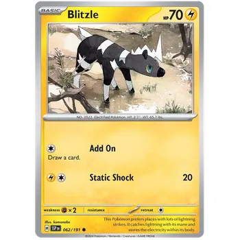 Sběratelská karetní hra Pokémon TCG Blitzle 062/191