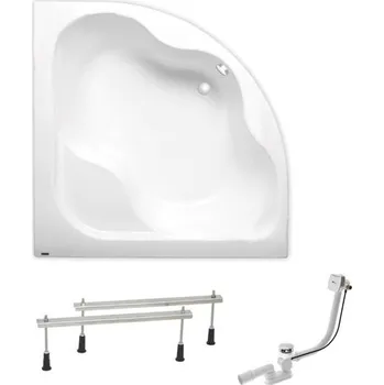 Vana Rohová vana Laguna Samanta Plus 140x140 cm akrylát levá i pravá SIKOSM1400APN