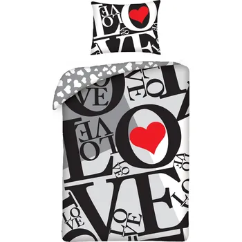 Povlečení Sada povlečení Halantex 140 x 200 cm šedá