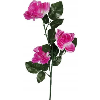 umělá květina Větvička 3 oranžových růží Goliat KVĚTY