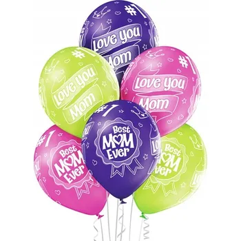 Balónek Balónky Belbal vícebarevné 12" 6 kusů