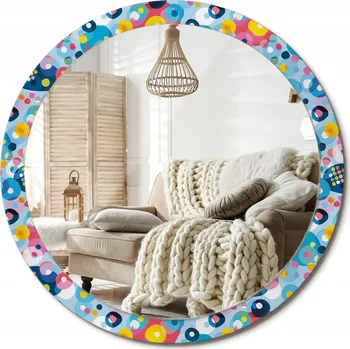 Zrcadlo Zrcadlo Prismalumino nástěnné kulaté 1000 x 1000 mm