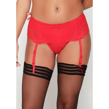 Dámské spodní prádlo Dámský podvazkový pás LingaDore 1400D Barva: Červená, Velikost: XL