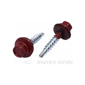 Šroub Farmářský samořezný šroub 4,8 x 20 mm RAL 3011, cena za ks