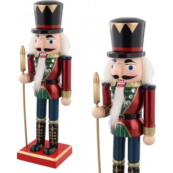 Obraz LOUSKÁČEK VOJÁK se sekerou 25 CM červený