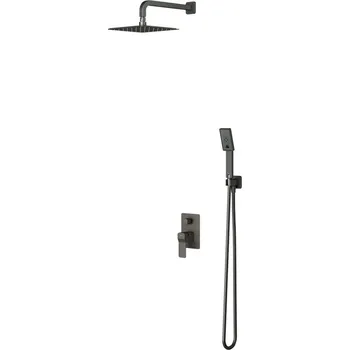 Vodovodní baterie OMNIRES - SLIDE podomítkový sprchový systém grafit /GR/ SYSSL12GR