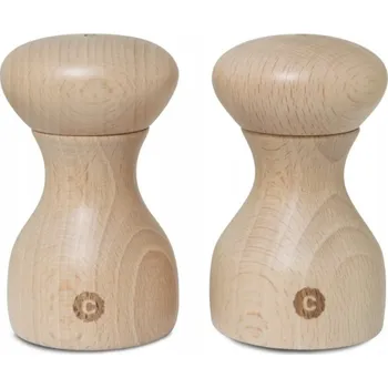 Kuchyňský mlýnek Mlýnky na pepř a sůl dřevěné ruční CRUSHGRIND LYON 10 cm 2 ks K3