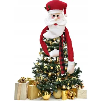 Vánoční dekorace VÁNOČNÍ OZDOBA Mikuláš S RUKAMA ŠPIČKA NA STROMEK VÁNOCE DEKORACE