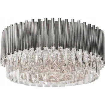 Kulatý Stropní Svítidlo Witek Home 50, bezbarvá, stříbrná