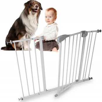 Dětská zábrana BEZPEČNOSTNÍ ZÁBRANA ROZPĚRNÁ BRANKA OCHRANNÁ NA SCHODY DVEŘE 75-115cm